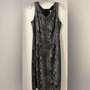 Snake skin print dress size 12